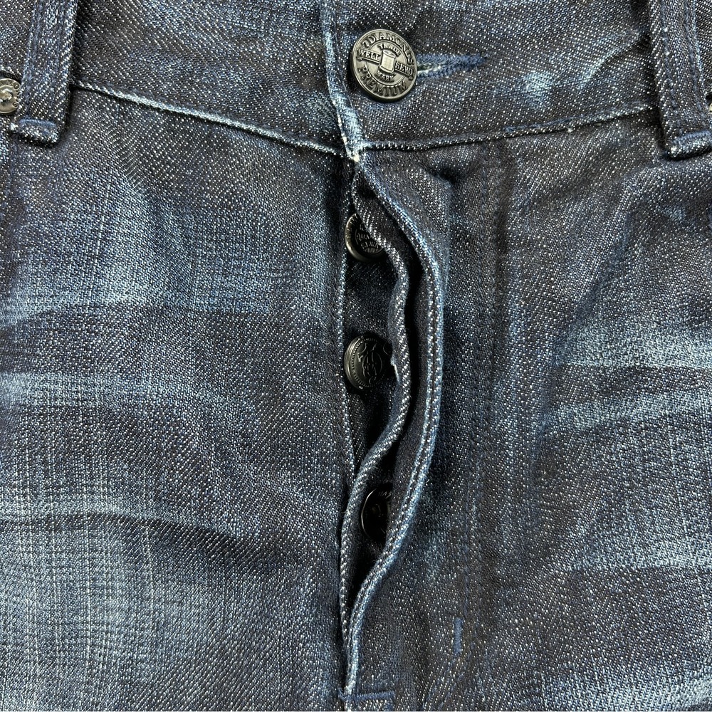 7 Diamonds Romley Jeans Men 34x34 Blue Relaxed Comfort Fit 100% Cotton Denim - Picture 11 of 14